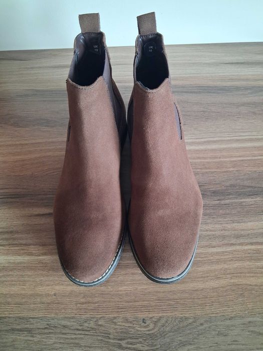 Buty męskie typu chelsea brązowe włoskie marki Parrotto
