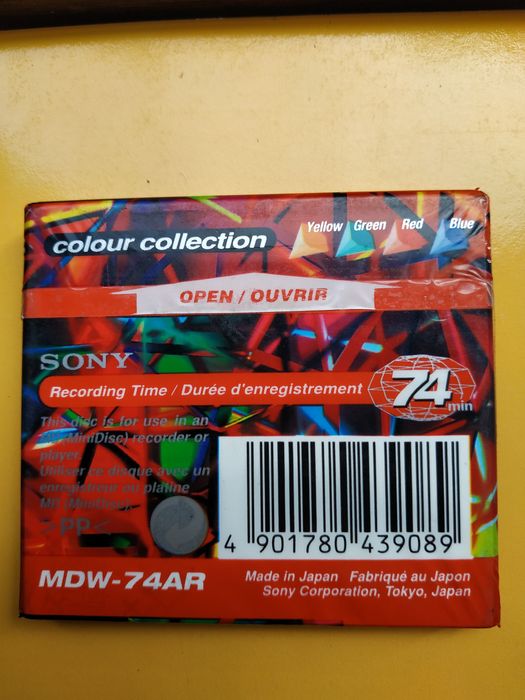 Disco minidisc selado