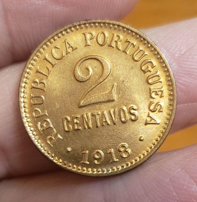 2 centavos de 1918
