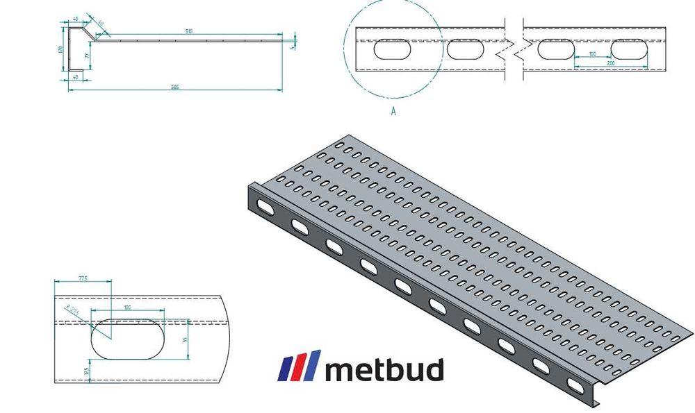 Panel z profilem stalowy na najazd - LOHR, laweta, pomoc drogowa