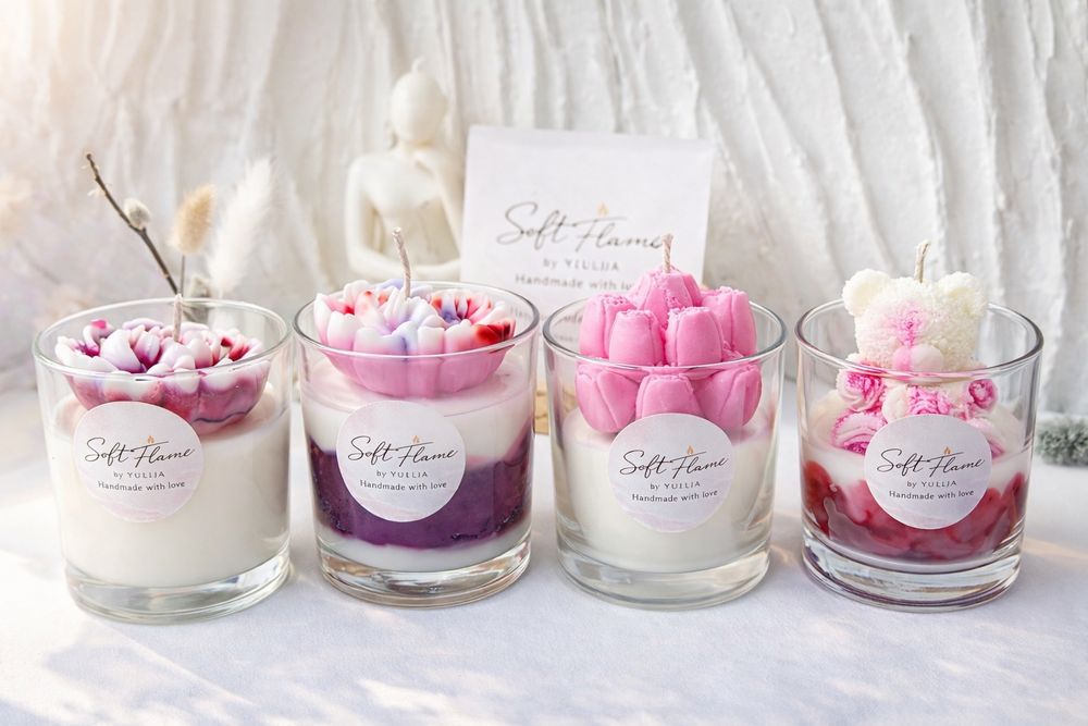 Ароматичні соєві свічки ручної роботи