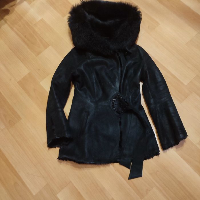Дубленка женская размер s