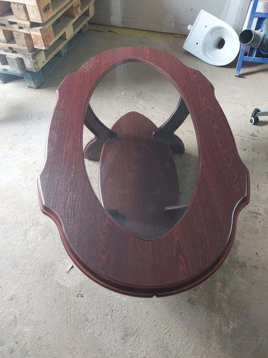 Stolik kawowy z szybą Stół