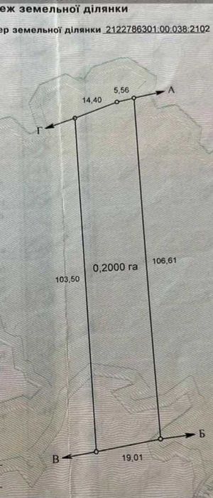 ТЕРМІНОВО .Продається зем.участок-20 соток .