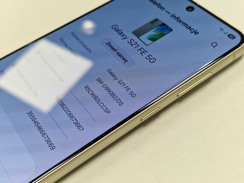 Samsung Galaxy S21 FE 5G/ 6GB/ 128GB/ Olive/ Grade A-/ + ładowarka