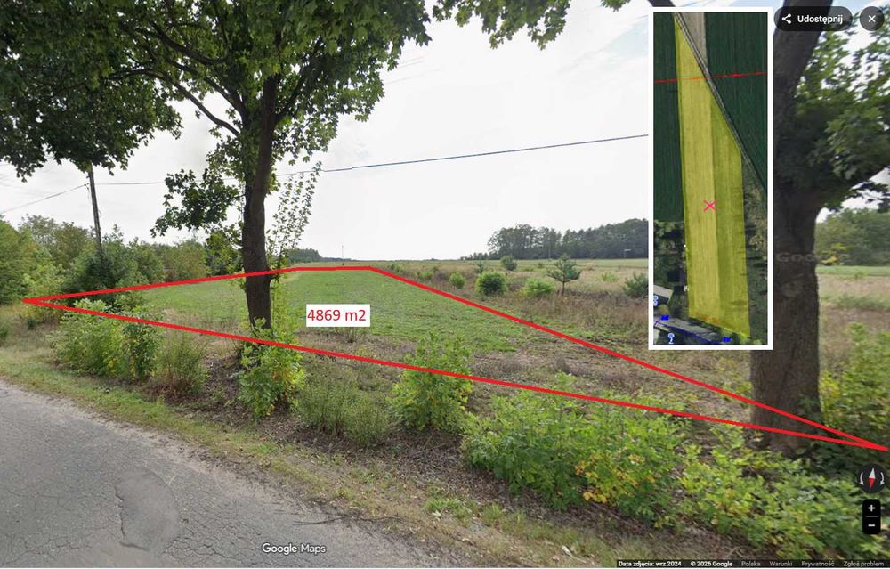 Atrakcyjna działka z warunkami zabudowy – Mokracz, gm. Bełchatów