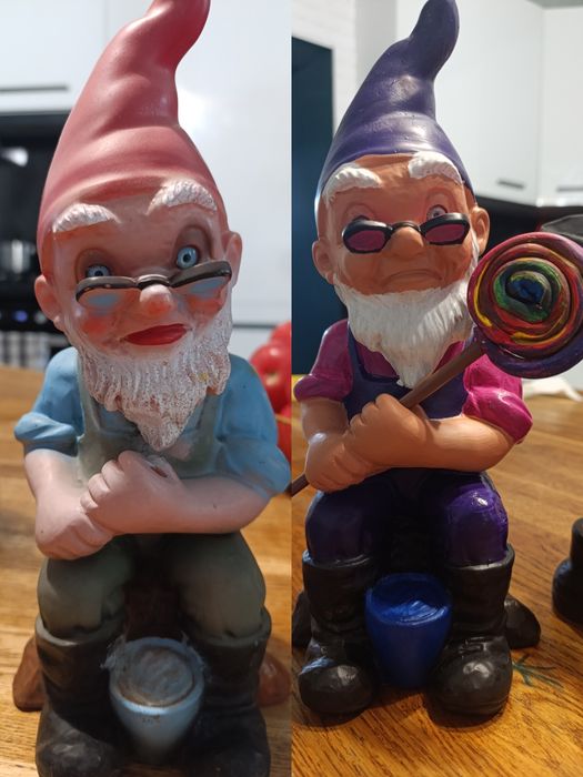 Renowacja figurek ogrodowych, ceramicznych
