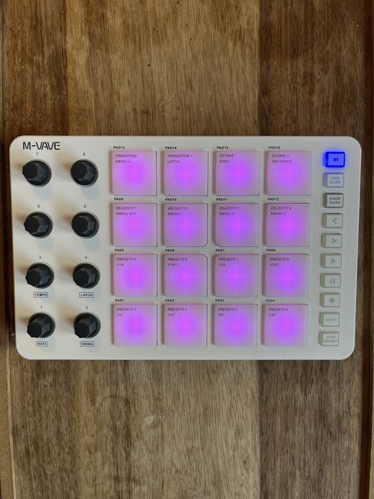 M-Vave SCM pad wireless midi