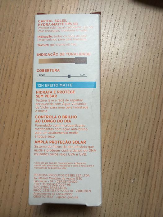 Vichy fator 50 Hydra matte
