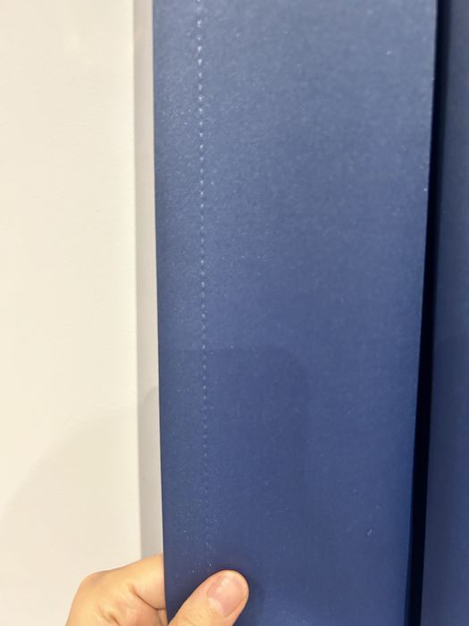 Zasłony granatowe zaciemniające dekoria