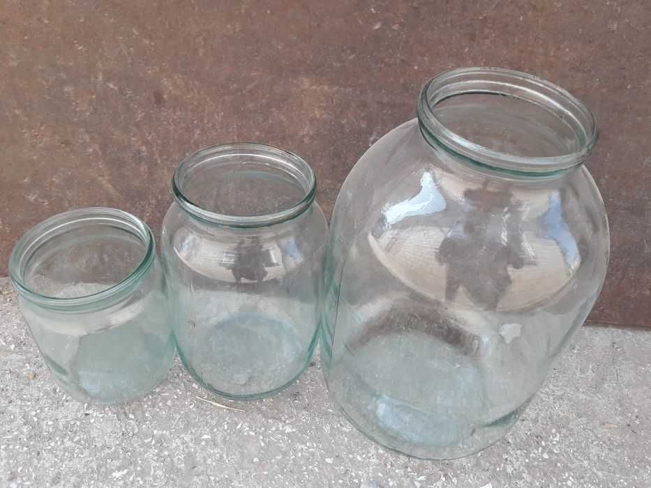 Бутыля 3л- 20 грн, банки от 0,5 по 10 грн. для консервации, закатки