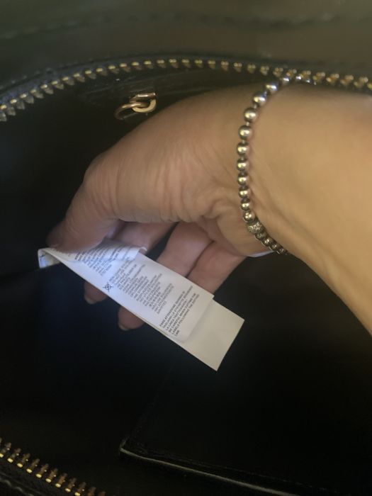 Valentino torba czarna z polyskiem. Piekna.