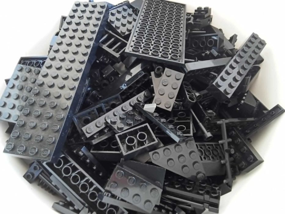 LEGO Original – 850 g de peças pretas (lote misto)