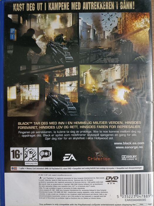 Black PlayStation 2 / PS2