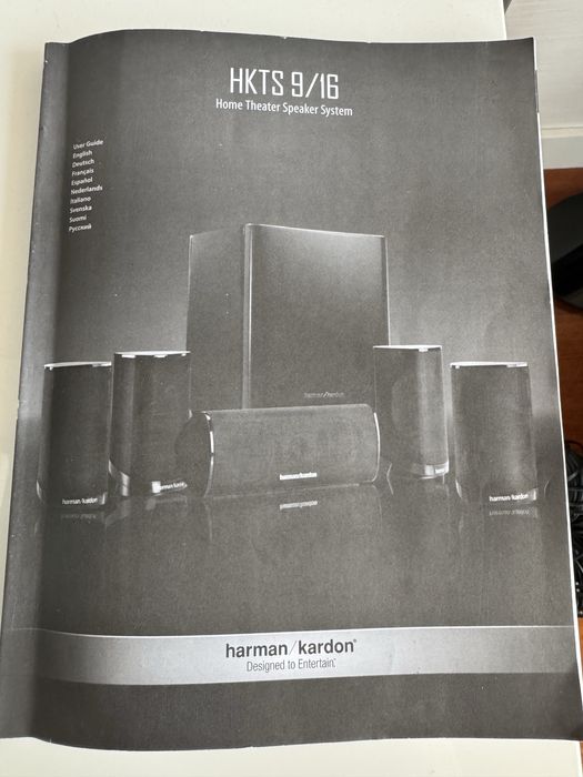 Harman kardon HKTS 9/16 głośniki subwoofer