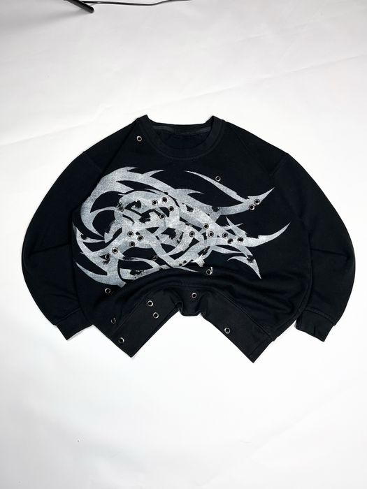 Eyeley tribal sweatshirt/dk8,rap,opium,baggy