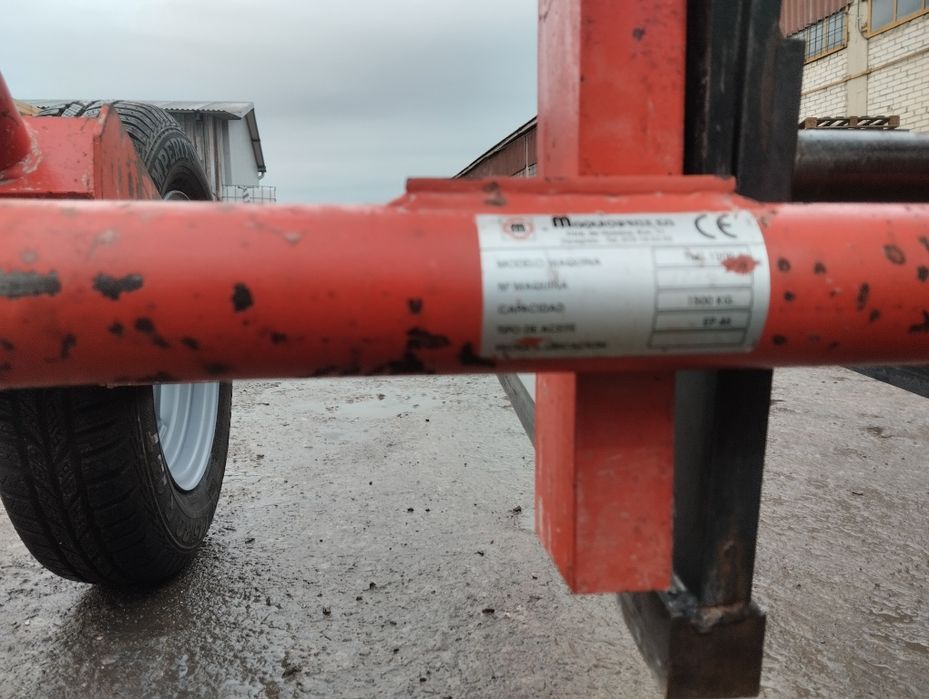 Wózek budowlany brukarski oryginalny jak nowy 1500 kg