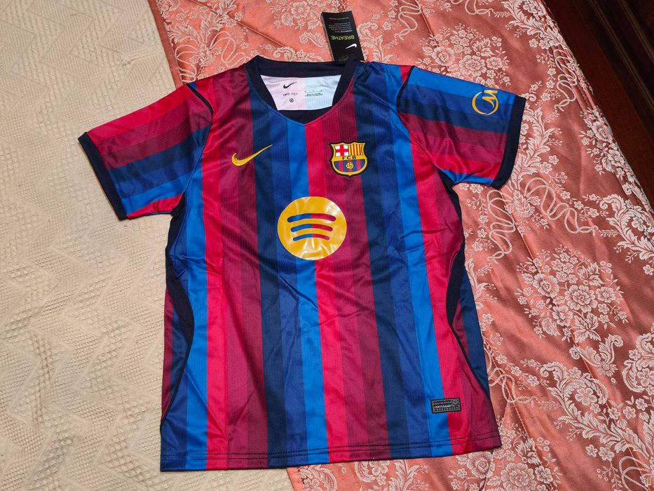 Camisola Criança Lamine Yamal Equipamento Barcelona | NOVO