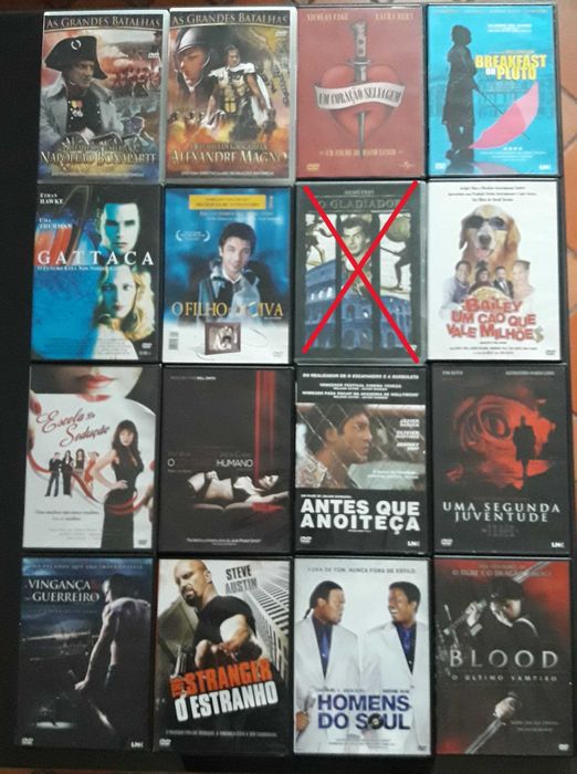 DVD's - Vários - como novos