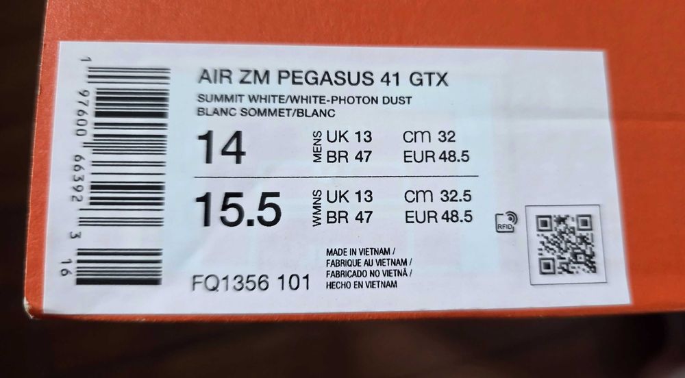 Buty męskie Nike AIR Pegasus 41 GTX r. 48.5 Okazja!