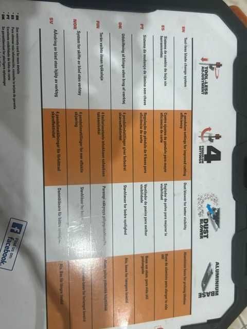 WORX WX478.1 serra recortes Tico-Tico 650W