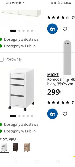 Sprzedam komodę Ikea model Micke