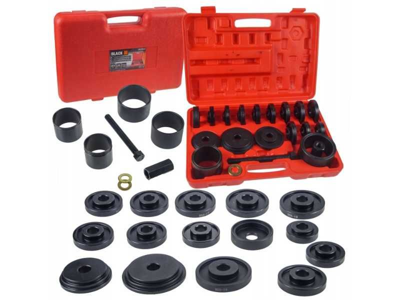 Ściągacz do łożysk Black 23 elementy z kołnierzami i adapterem 50-88 mm NOWY SOLIDNY!
