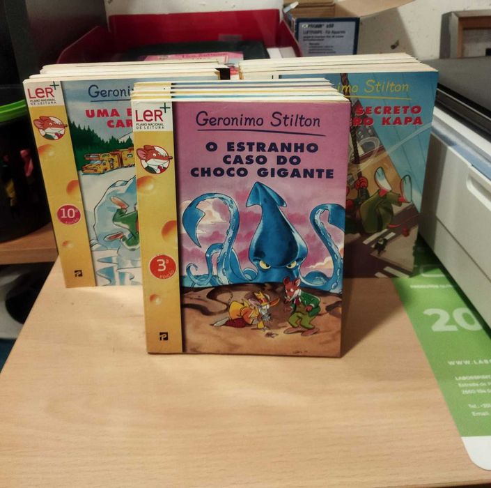 Conjunto Livros da coleção "Geronimo Stilton"