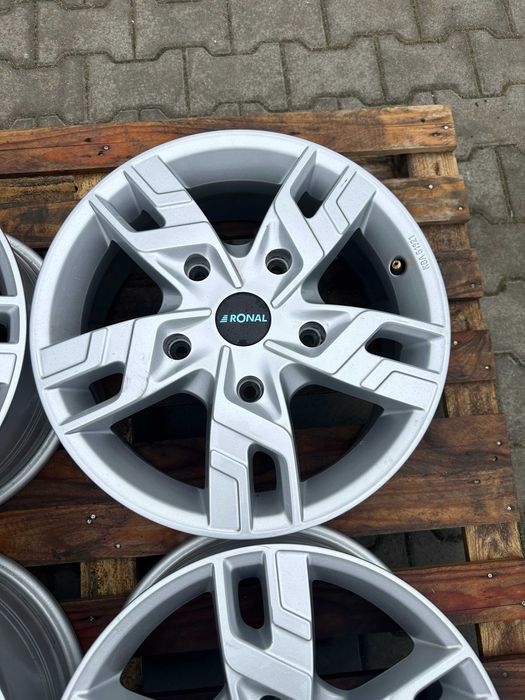 5x160 7j x 17" et53 Ford Custom komplet alufelgi z czujnikami ciśnieni