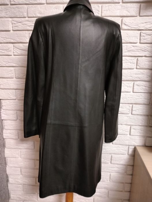 Шкіряний плащ пальто Marks and Spencer