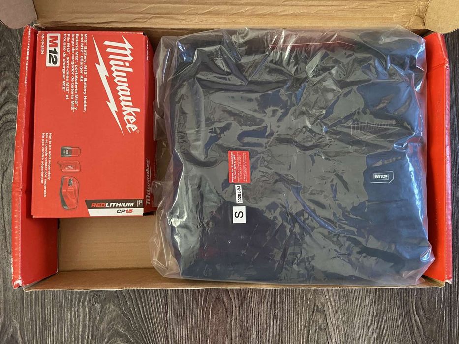Milwaukee 302BL-21S Men’s M12 Blue Heated Hoodie Kit S