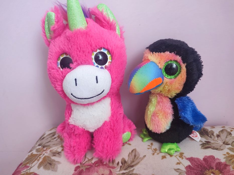 Zestaw misiów z brokatowymi oczkami