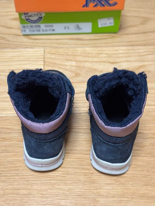 Buty dziewczęce zimowe, wodoodporne, ocieplane IMAC rozmiar 21