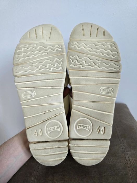 Sandały Camper Platform rozm. 40 skórzane na grubej podeszwie