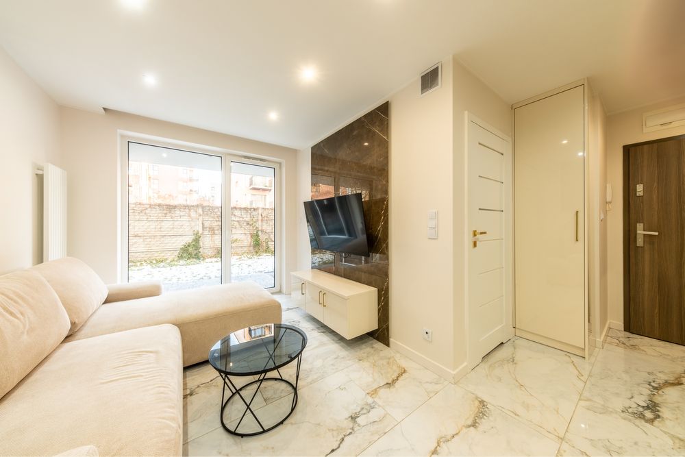 Nowoczesna kawalerka 21 m² z ogródkiem