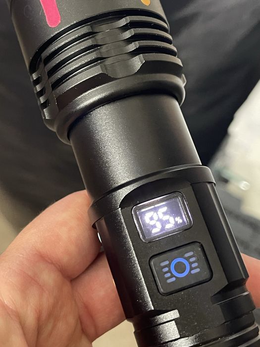 Lanterna Tática LED Potente – Recarregável USB