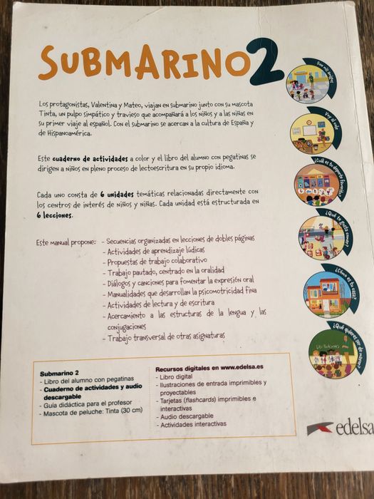 Submarino 2 – Cuaderno de actividades (hiszpański dla dzieci)