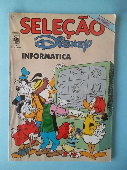 Seleção Disney - Editora Abril - lote de revistas BD