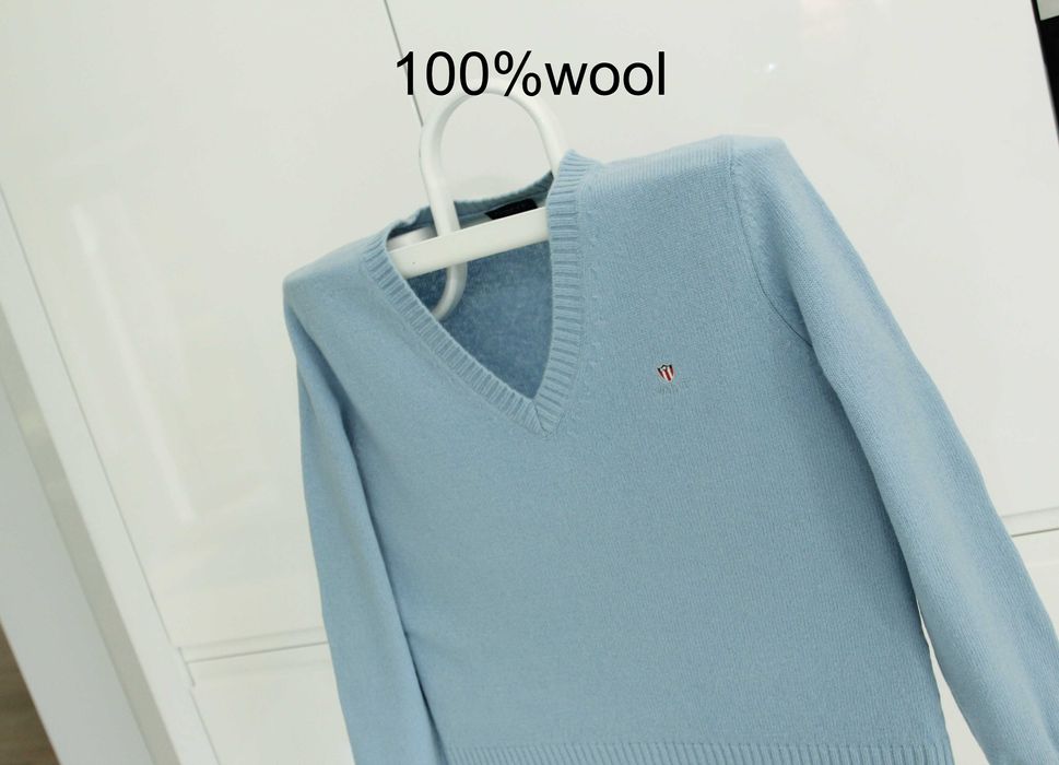 GANT 100%wełna bez wad M/S