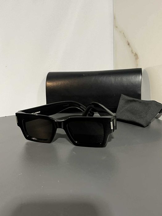 Okulary przeciwsłoneczne Saint Laurent SL 572 001/Komis Krzysiek