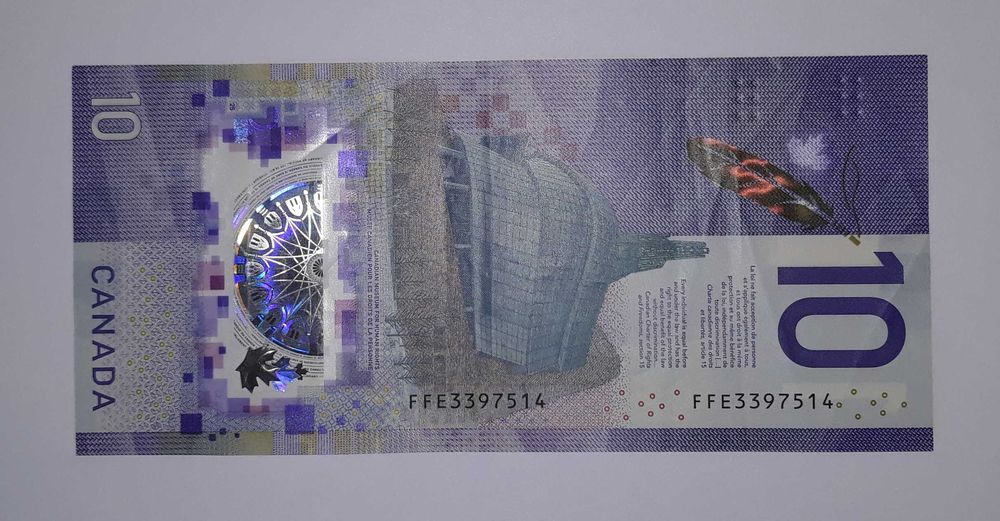 Kanada 10 dolarów 2018
