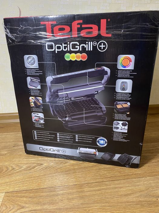 TefalOptiGrill+Waffle Inox