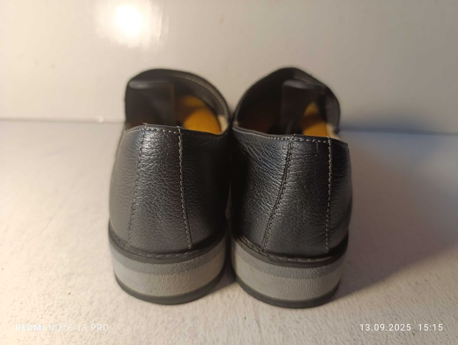 mokasyny skórzane Tanex