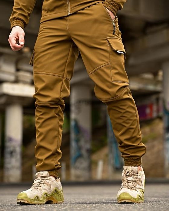 SOFTSHELL утеплений на флісові тактичний костюм софтшел Oblivion кайот