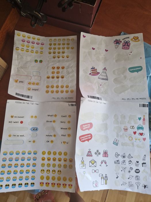 Stojak na księgę gości naklejki do księgi gośc ślubi