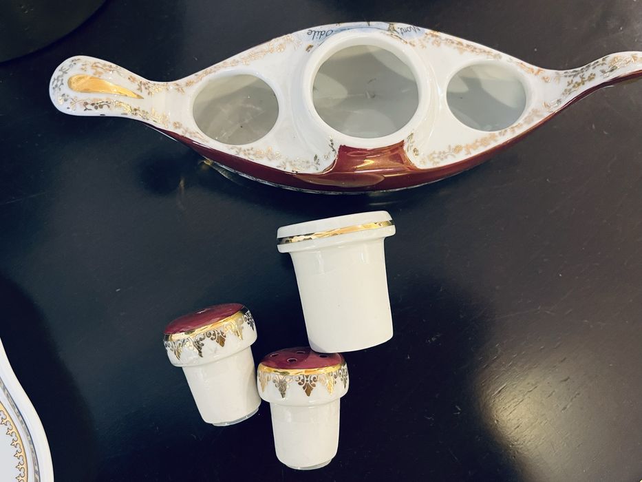 Saleiro / paliteiro porcelna Francesa peca numerada