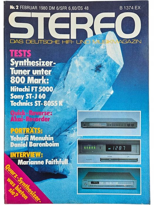 Pakiet 11x Stereo Das Deutsche HiFi Musikmagazin 1980 Niemcy DE