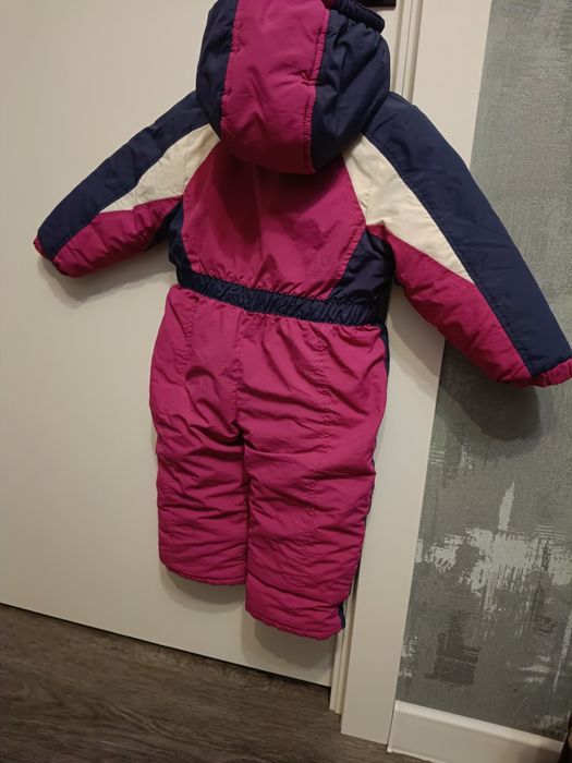 Зимовий комбінезон теплий на дівчинку 86 р.
