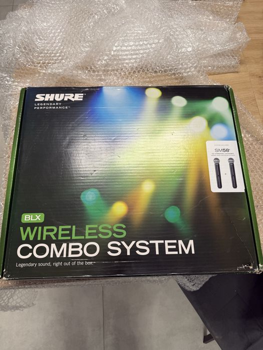Zestaw mikrofonów bezprzewodowych Shure BLX288E/SM58-H8E
