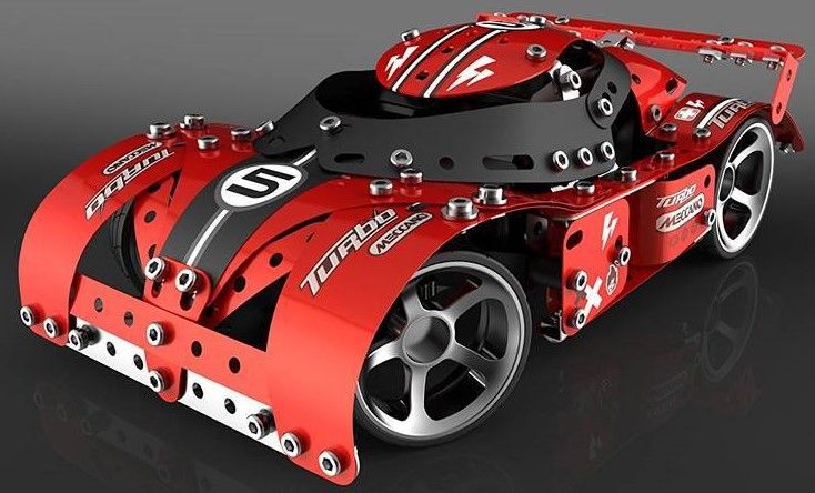 Klocki konstrukcyjne Meccano 8350 wyścigówka/ciężarówka RC